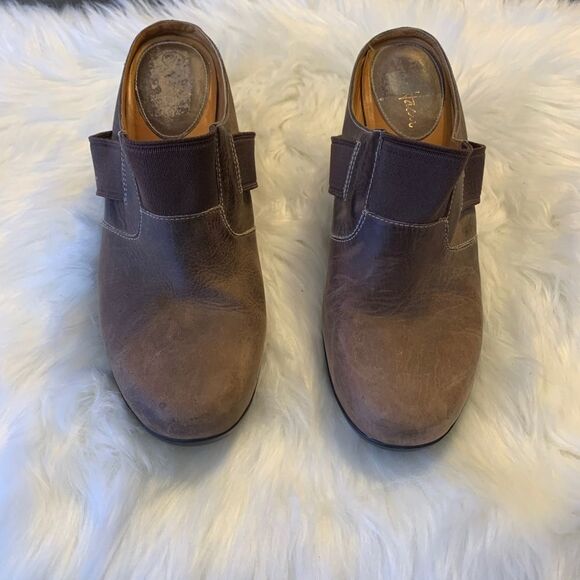 Cole Haan Brown Clogs 3" Heels Size 9.5 - Picture 2 of 7